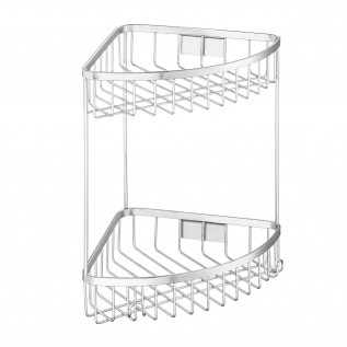 SealantFix Pro Corner Shower Caddy (2 tier) HA-607010-SSS